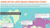 Страны, пораженные компьютерным вирусом "Petya" в июне 2017 г. 